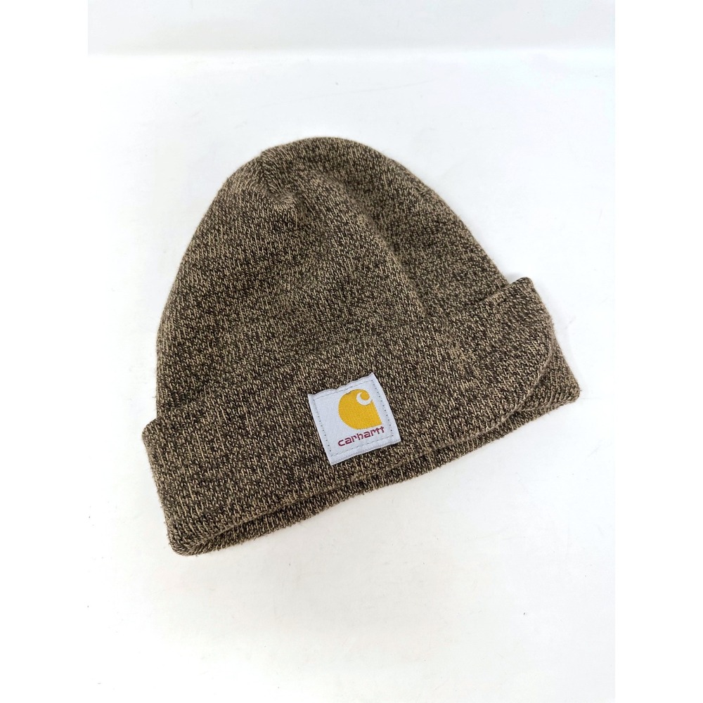 Carhartt Folder Over Beanie Heathered Brown OS